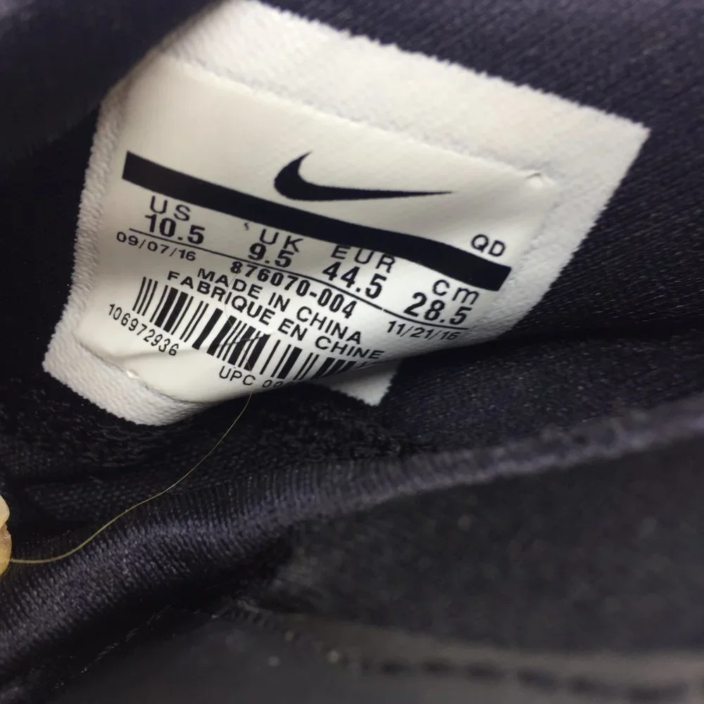 Nike Air Max Zero Essential Running Sneakers Black Nylon Men's Size US 10.5 - Picture 13 of 13